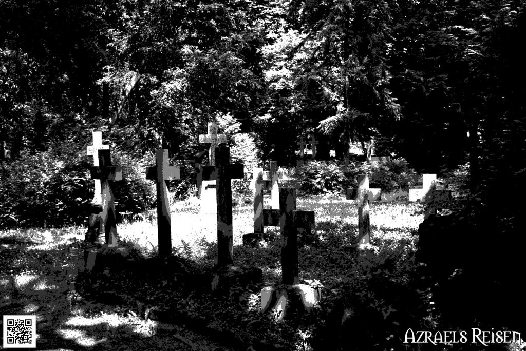 Grabkreuze auf dem Frankfurter Hauptfriedhof